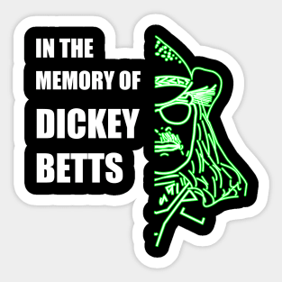 Dickey betts Sticker